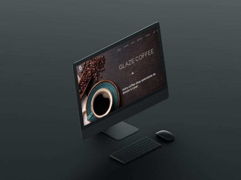 Site ecommerce – Glaze Coffee