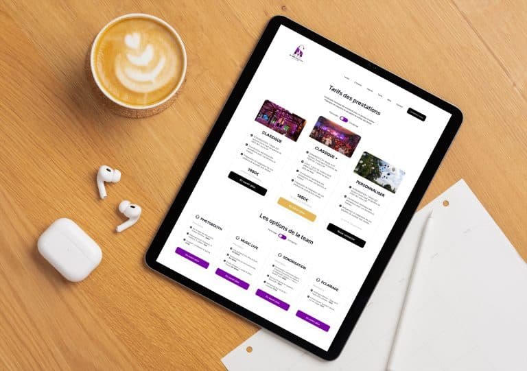 DJ Malkovitch Team – Redesign page tarifs